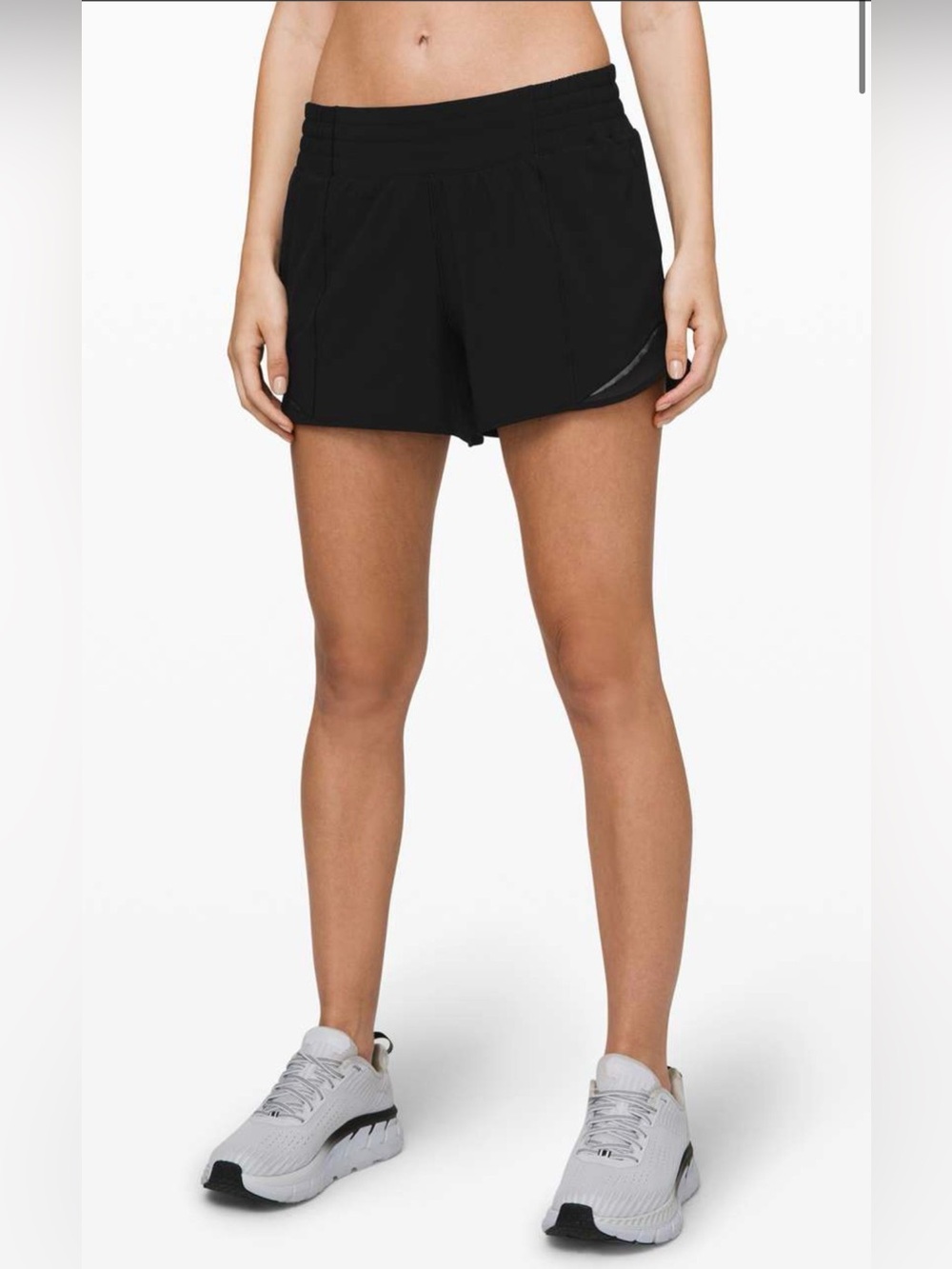 Lululemon Hotty Hot High-Rise Long Shorts 4” – Black – Size 2